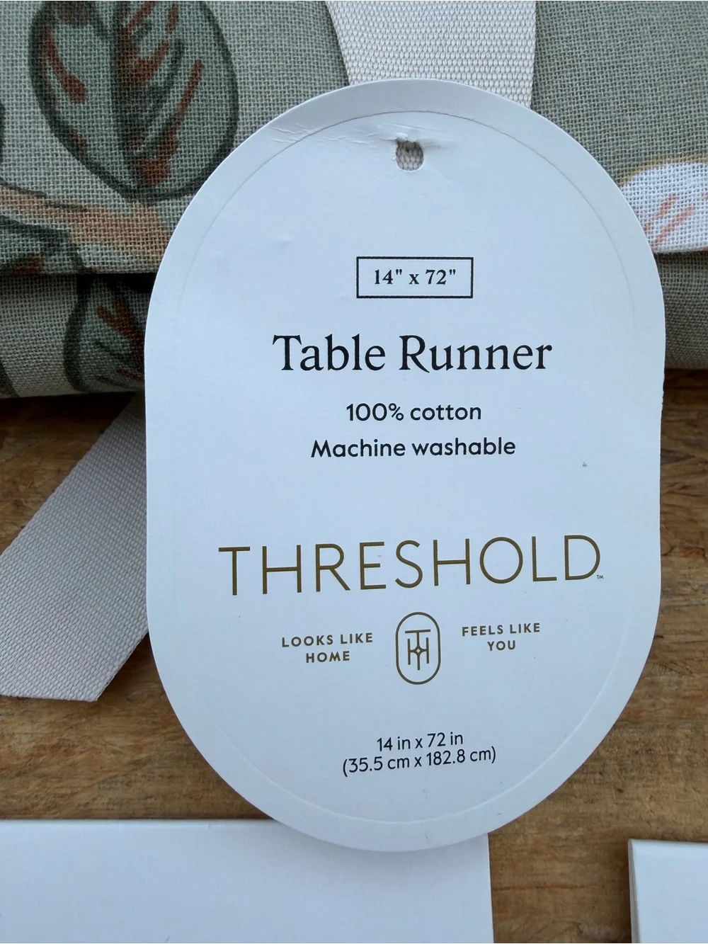 Threshold Floral Table Runner and Napkin Set - Sage Green